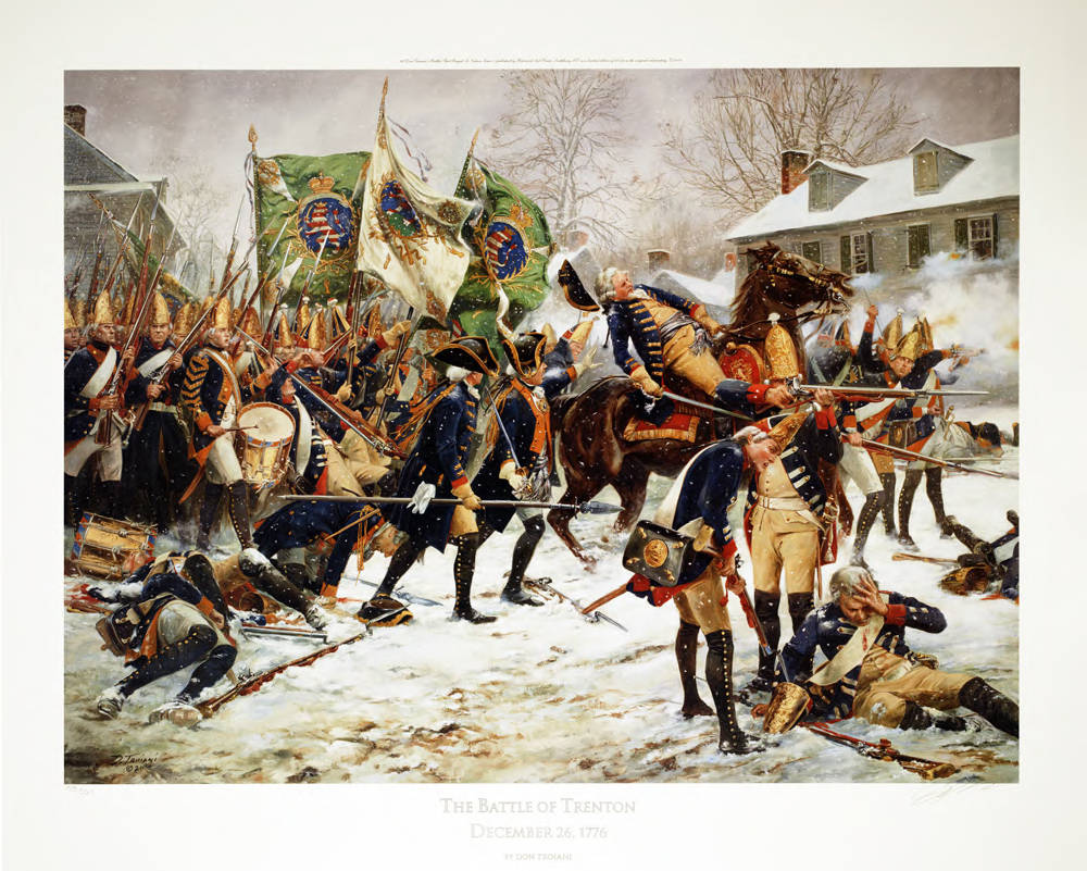 Military Poster Print The Battle Of Trenton Pritzker Military Museum Library Chicago