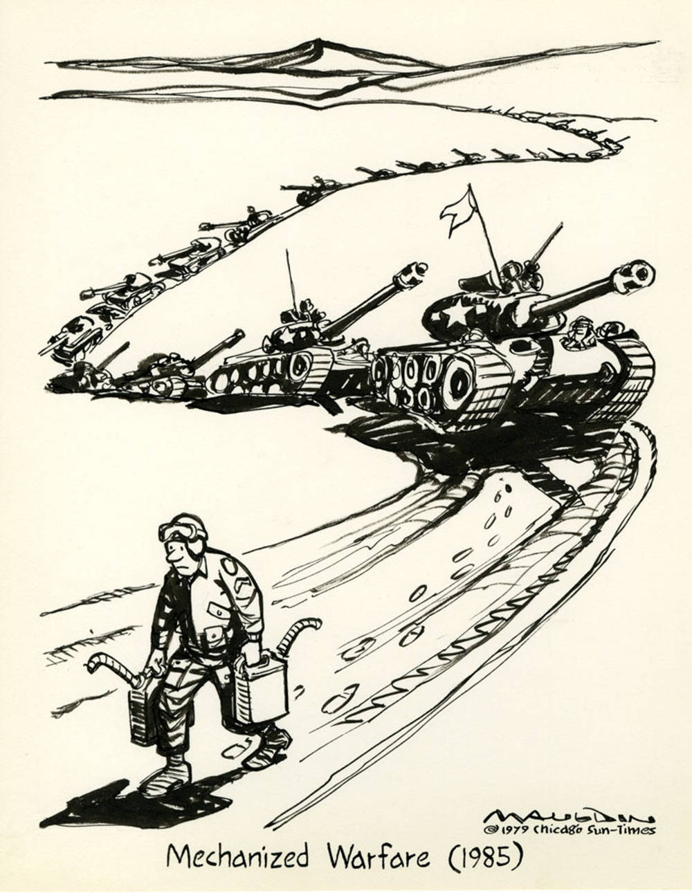 Military Poster / Print: Mechanized warfare... | Pritzker Military ...