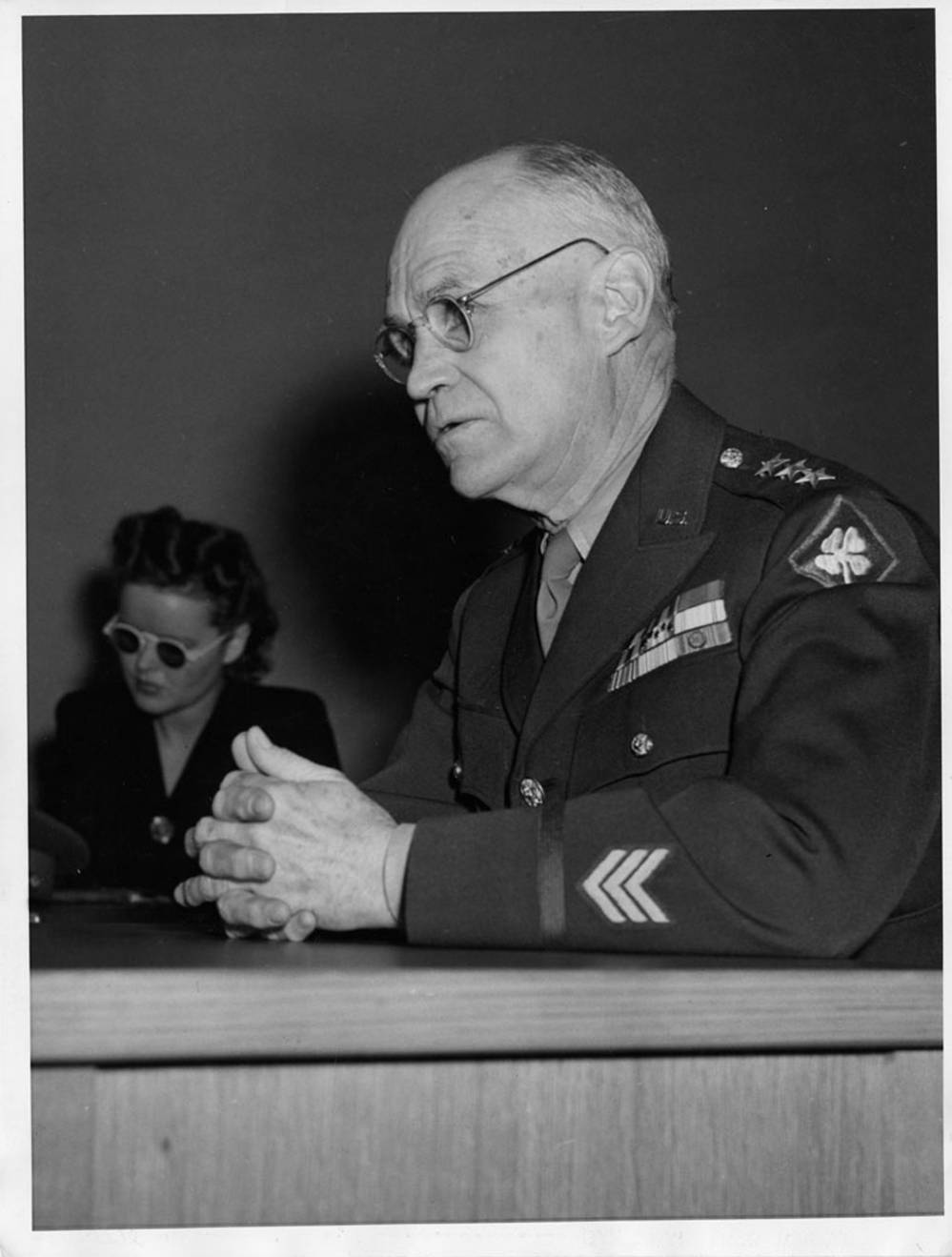 Military Photo / Negative: General DeWitt... | Pritzker Military Museum ...