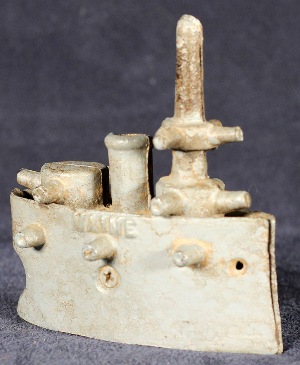 Military Realia / Artifact: USS Maine bank | Pritzker Military Museum ...