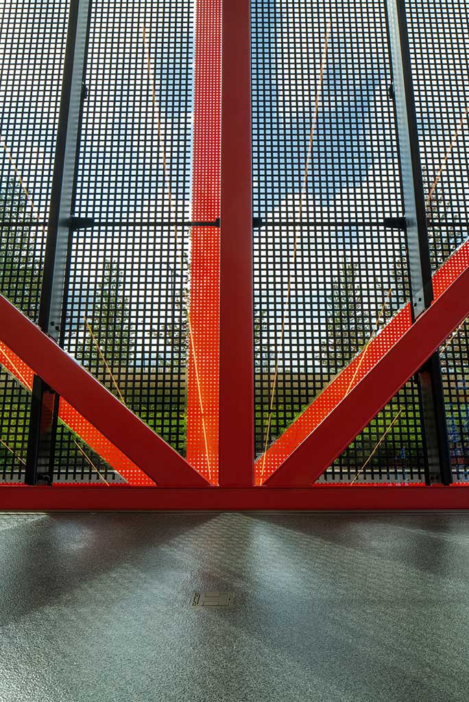 Steel Glass Floor Detail