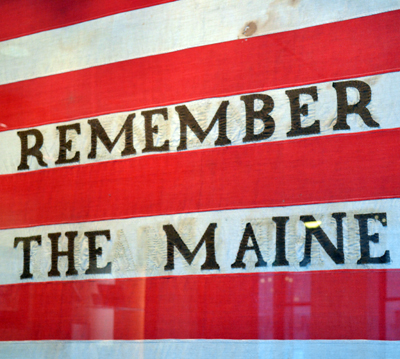 "Remember the Maine" 45-Star Flag