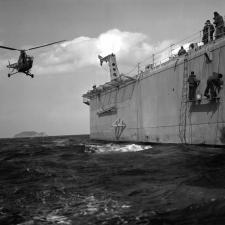 HO35 Landing on USS St. Paul 1951 