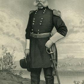 Illustration of General Ambrose Burnside 